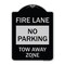 Signmission No Parking Tow-Away Zone Heavy-Gauge Aluminum Architectural Sign, 24" x 18", BS-1824-23605 A-DES-BS-1824-23605 - alternate 1